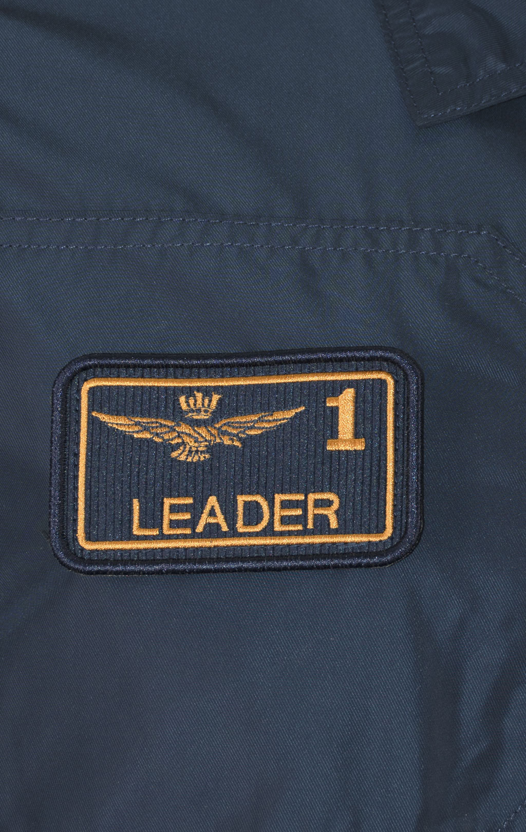 Ветровка-бомбер AERONAUTICA MILITARE big size SS 25 m/BD blue navy (AB 2071) 
