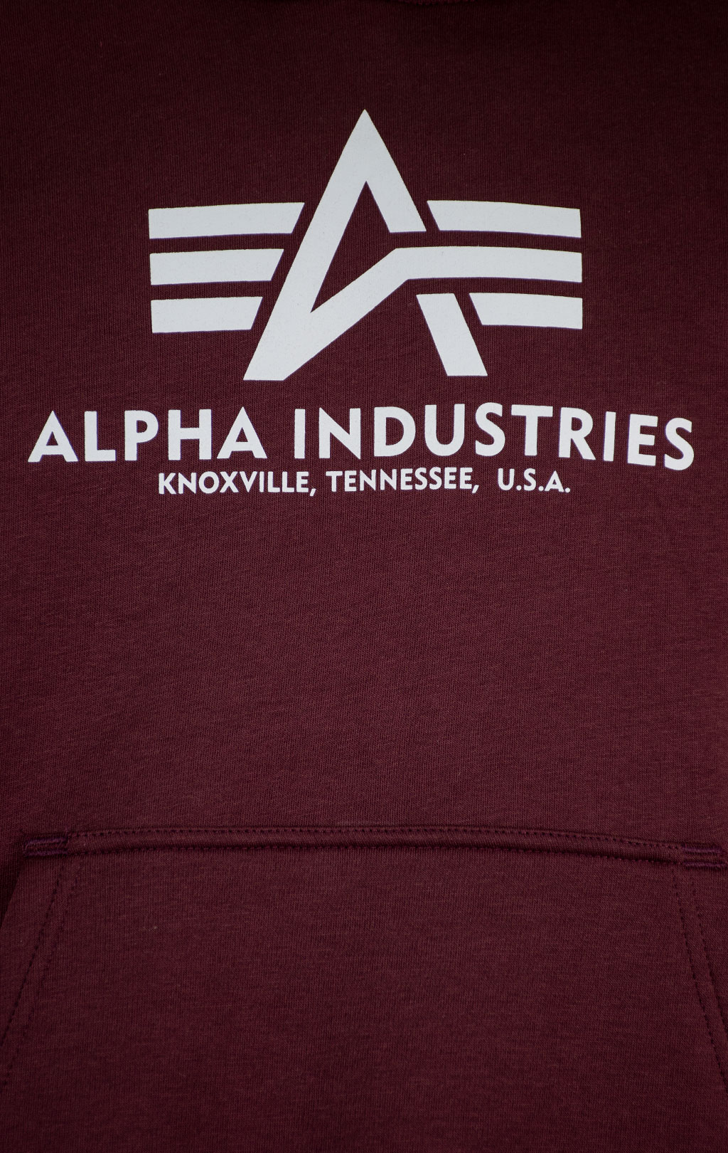 Толстовка ALPHA INDUSTRIES BASIC HOODY deep maroon 