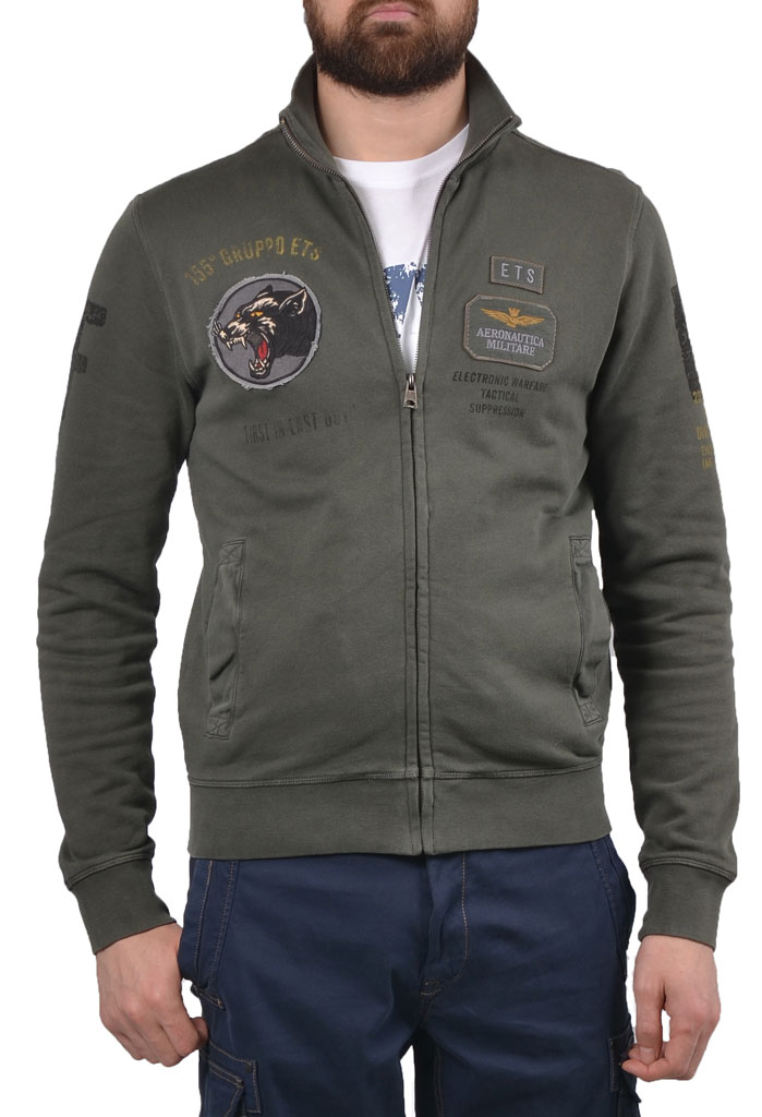 Толстовка AERONAUTICA MILITARE fango (FE 1047) 