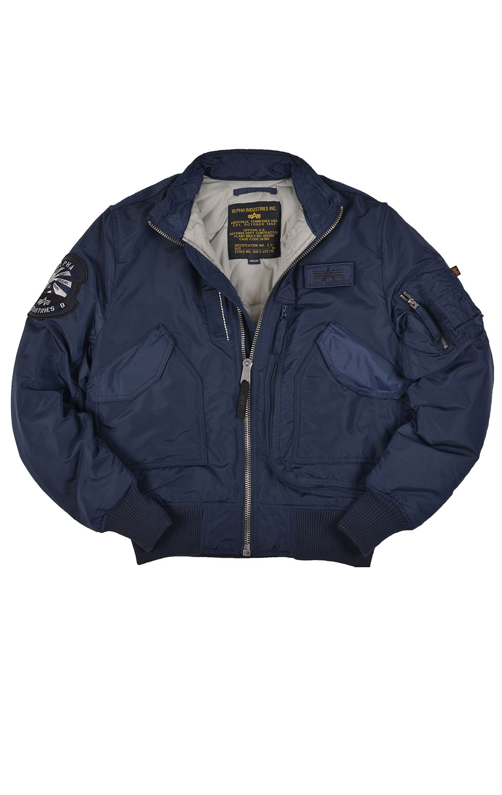 Куртка ALPHA INDUSTRIES ENGINE big size rep. blue 