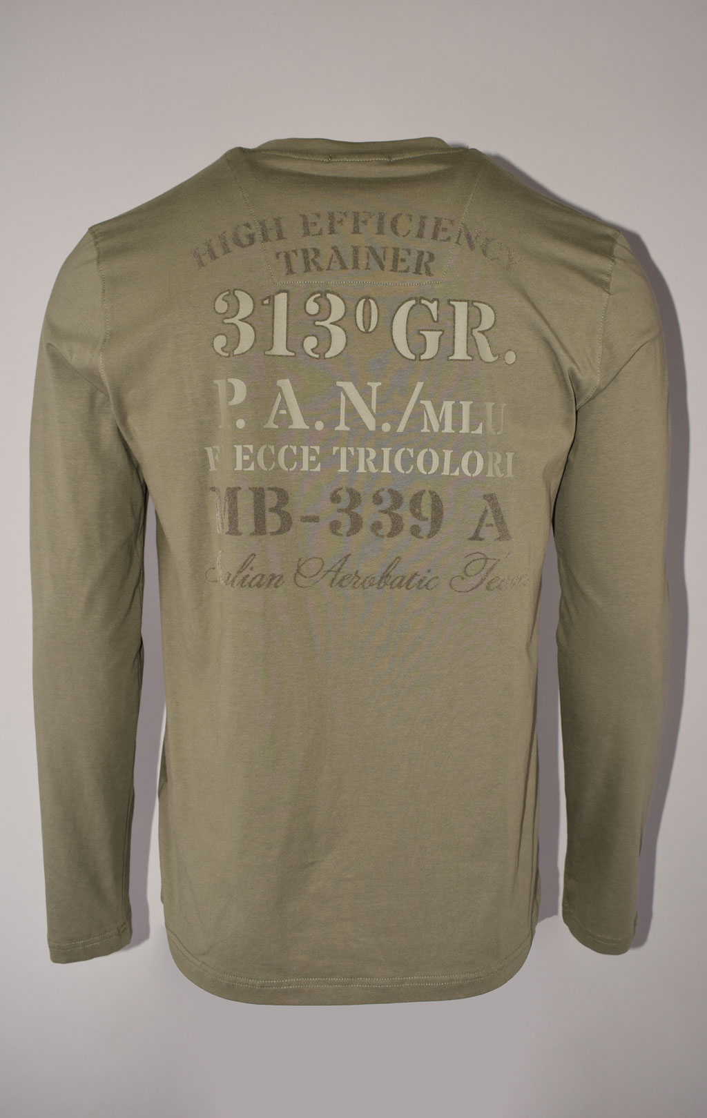 Лонгслив AERONAUTICA MILITARE FW 22/23/BD verde militare (TS 2003) 
