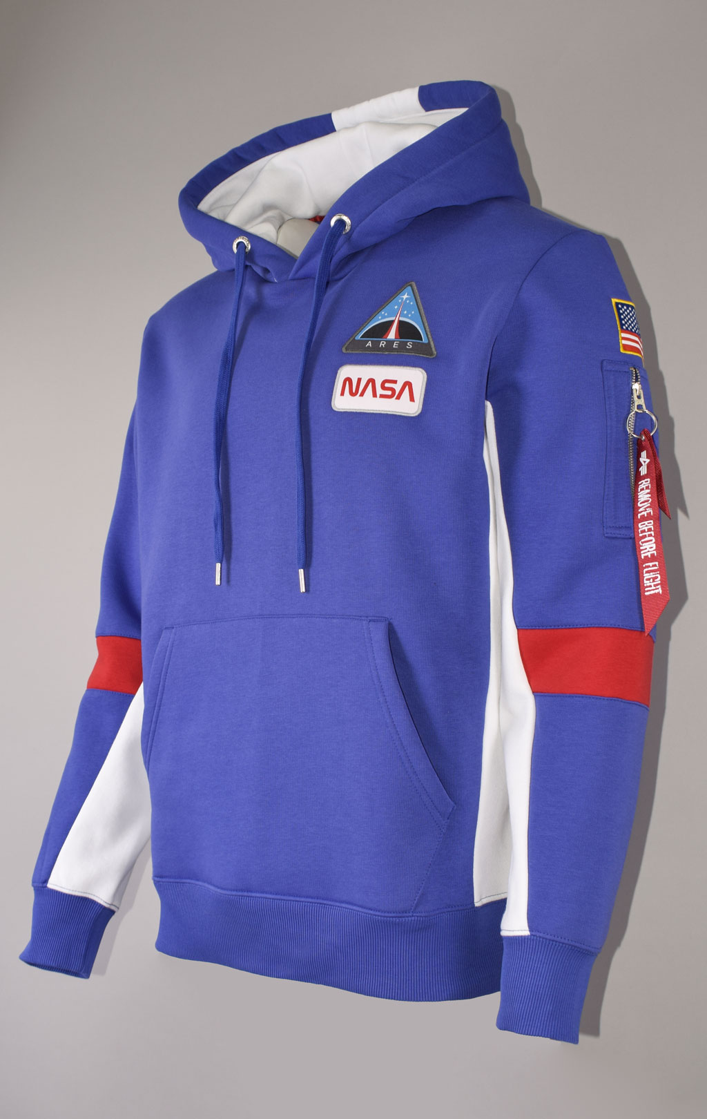 Толстовка ALPHA INDUSTRIES NASA SPACE CAMP HOODY nautical blue 