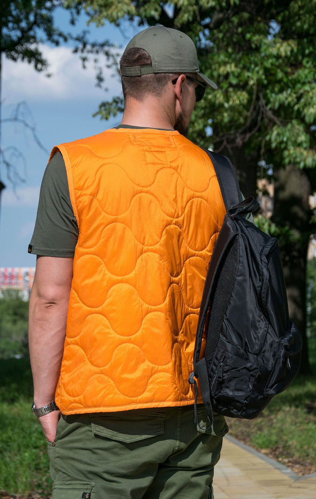 Куртка-жилет ALPHA INDUSTRIES ALS UTILITY VEST FW 21 m emergency orange 