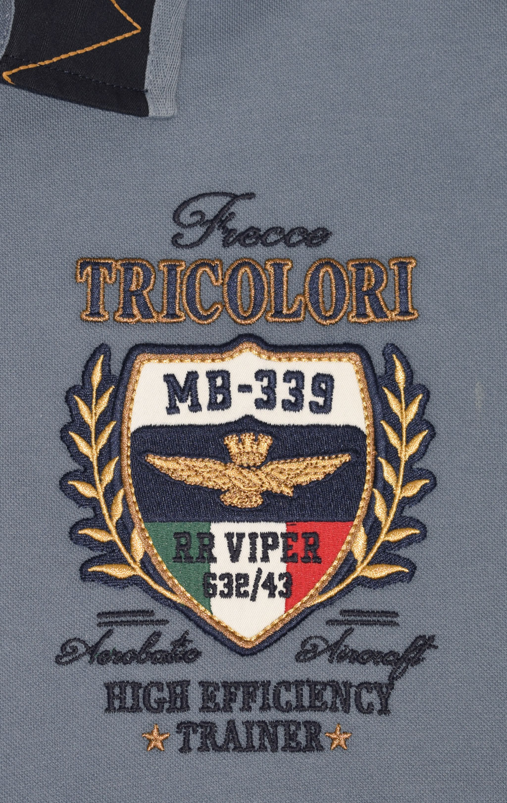 Поло-лонгслив AERONAUTICA MILITARE FW 23/24/TR dark blue (PO 1718)
