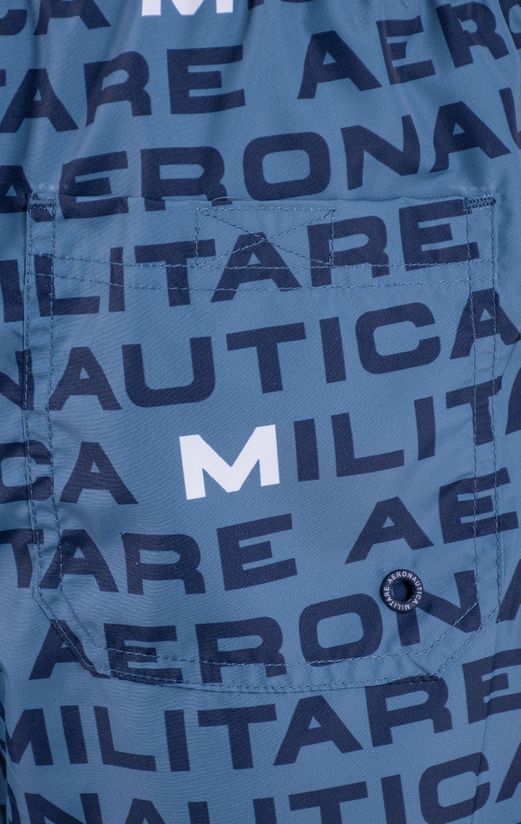 Шорты плавательные AERONAUTICA MILITARE SS 26/CN dusty blue (BW 0237) 