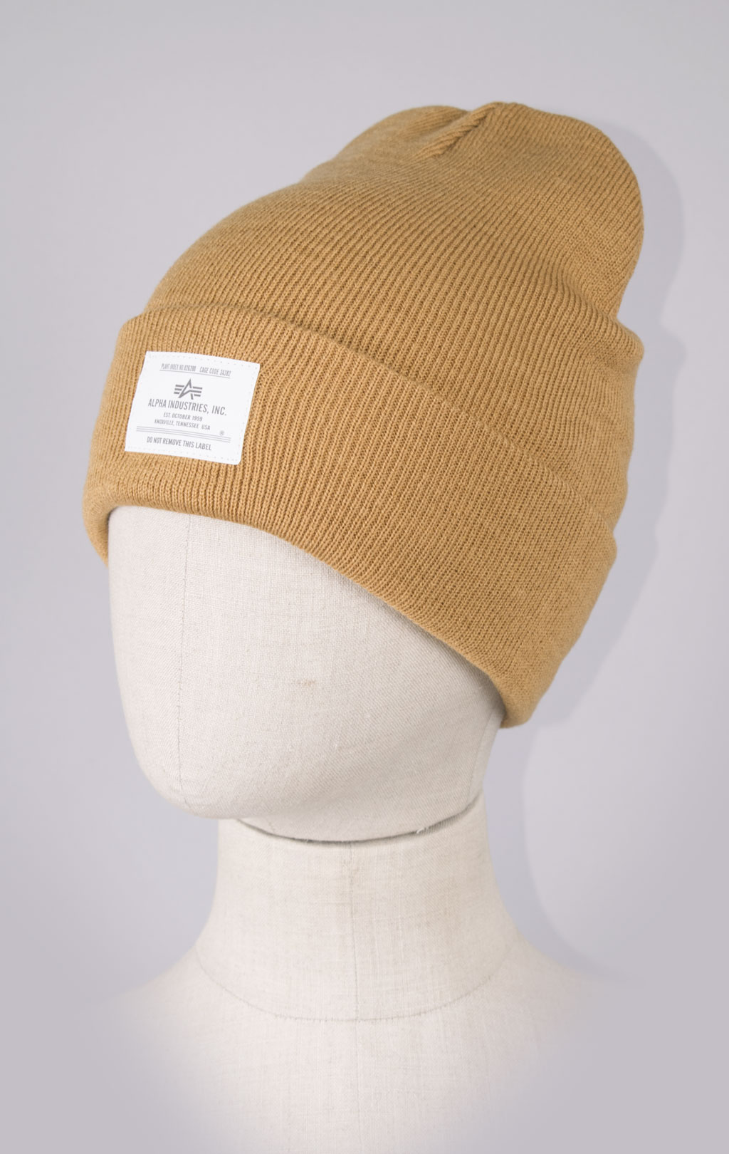 Шапка ALPHA INDUSTRIES ESSENTIAL BEANIE FW 23/24 bronzed brown 