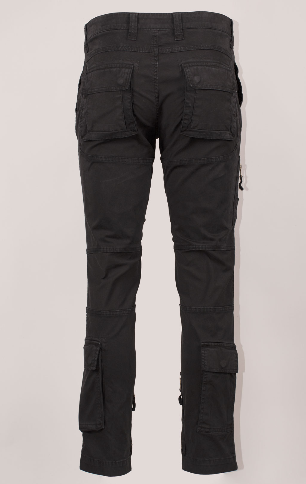 Брюки-карго AERONAUTICA MILITARE ANTI-G плотные FW 24/25/AL jet black (PA 1557) 