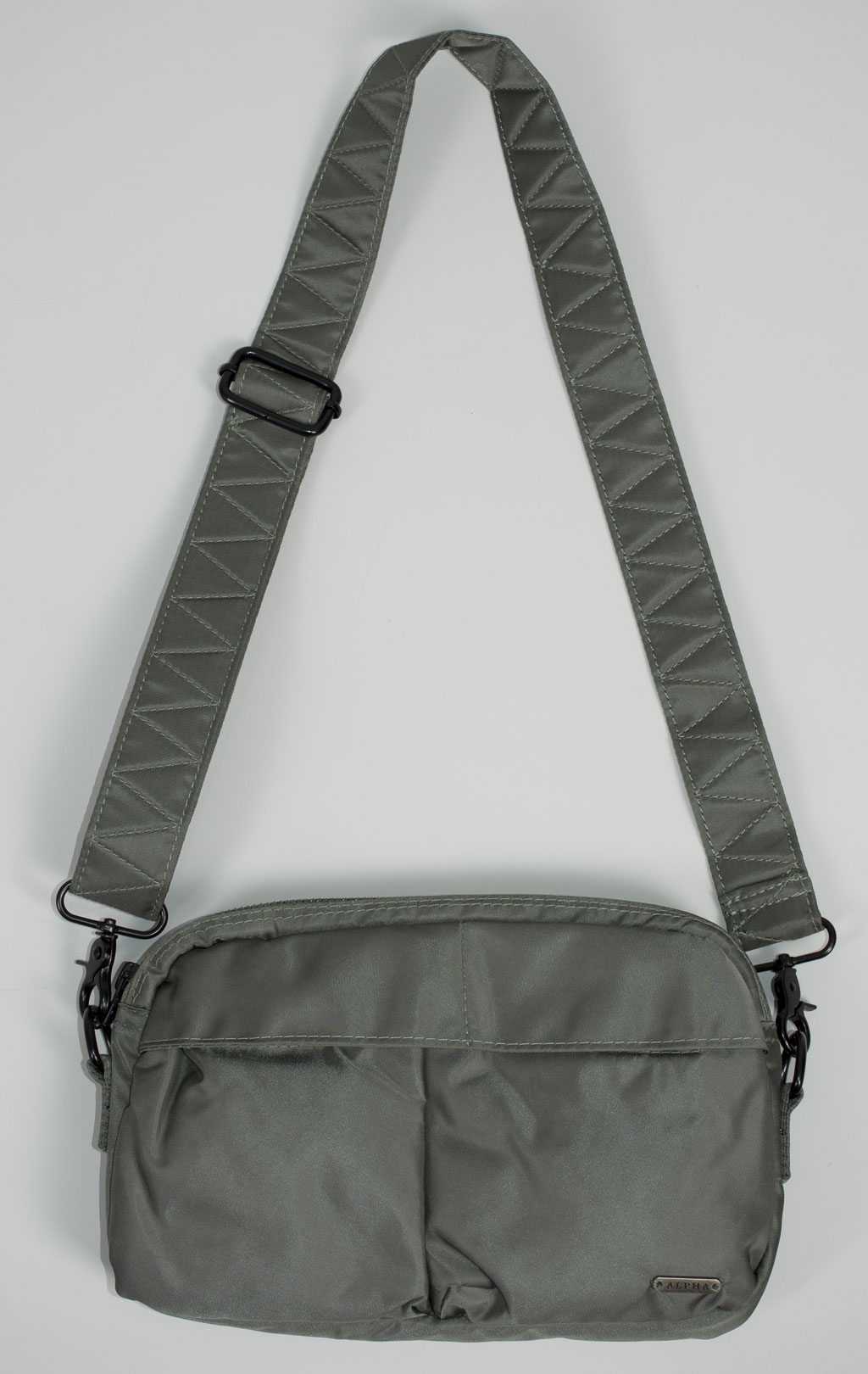 Сумка поясная ALPHA INDUSTRIES NYLON MESSENGER BAG FW 24/25 field grey 
