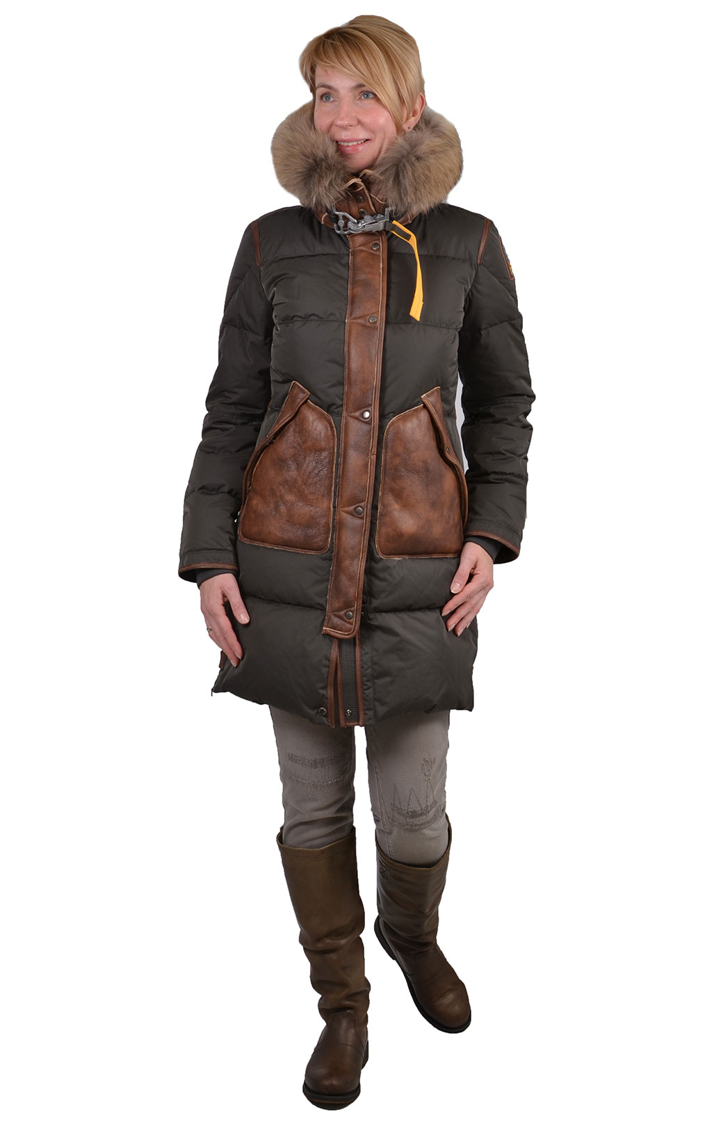 Женская куртка-пуховик PARAJUMPERS LONG BEAR SPECIAL bush 