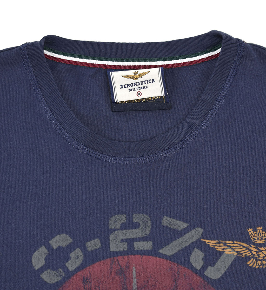 Лонгслив AERONAUTICA MILITARE FW 19/20 blue aperto (TS 1665) 