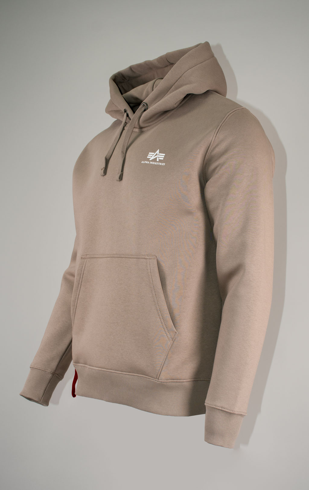 Толстовка ALPHA INDUSTRIES BASIC HOODY SMALL LOGO vintage sand 