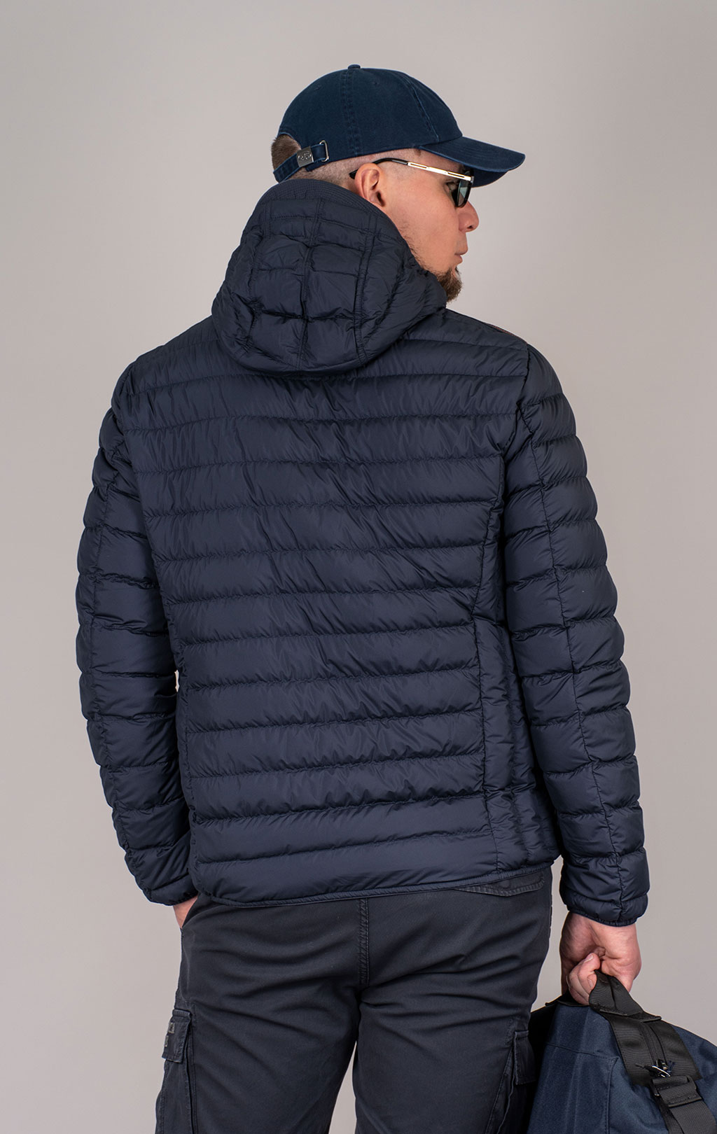 Куртка-пуховик лёгкая PARAJUMPERS LAST MINUTE SS 25 blue navy 