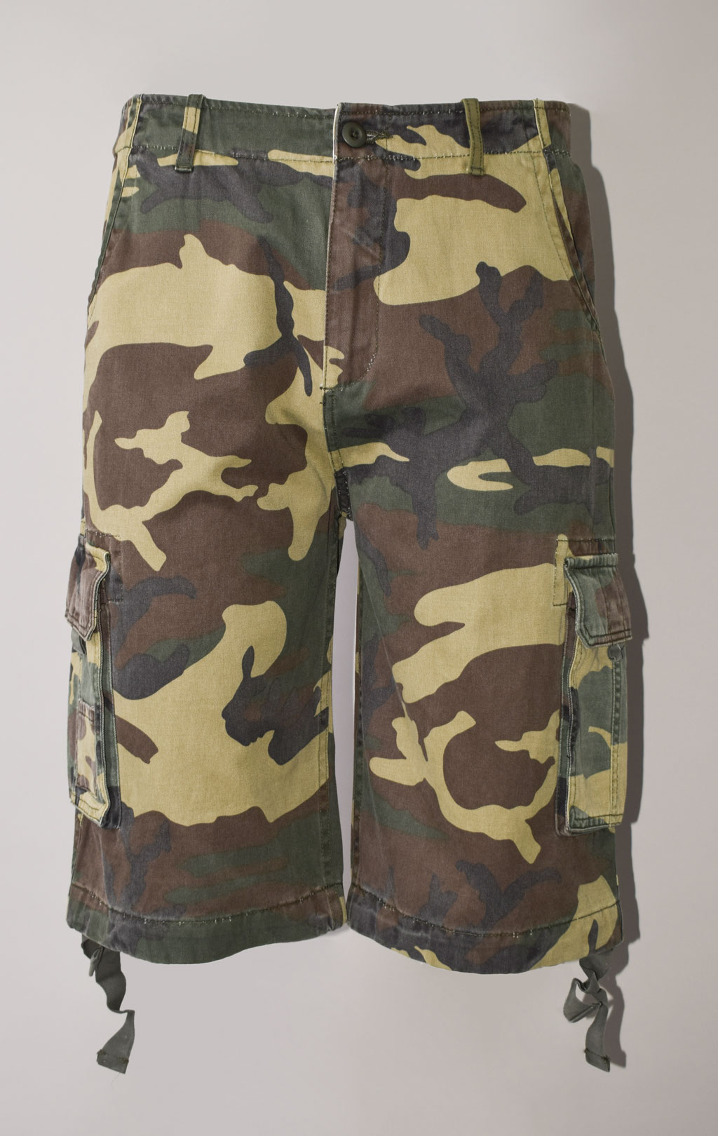 Шорты ALPHA INDUSTRIES JET US SS 23 camo woodland 