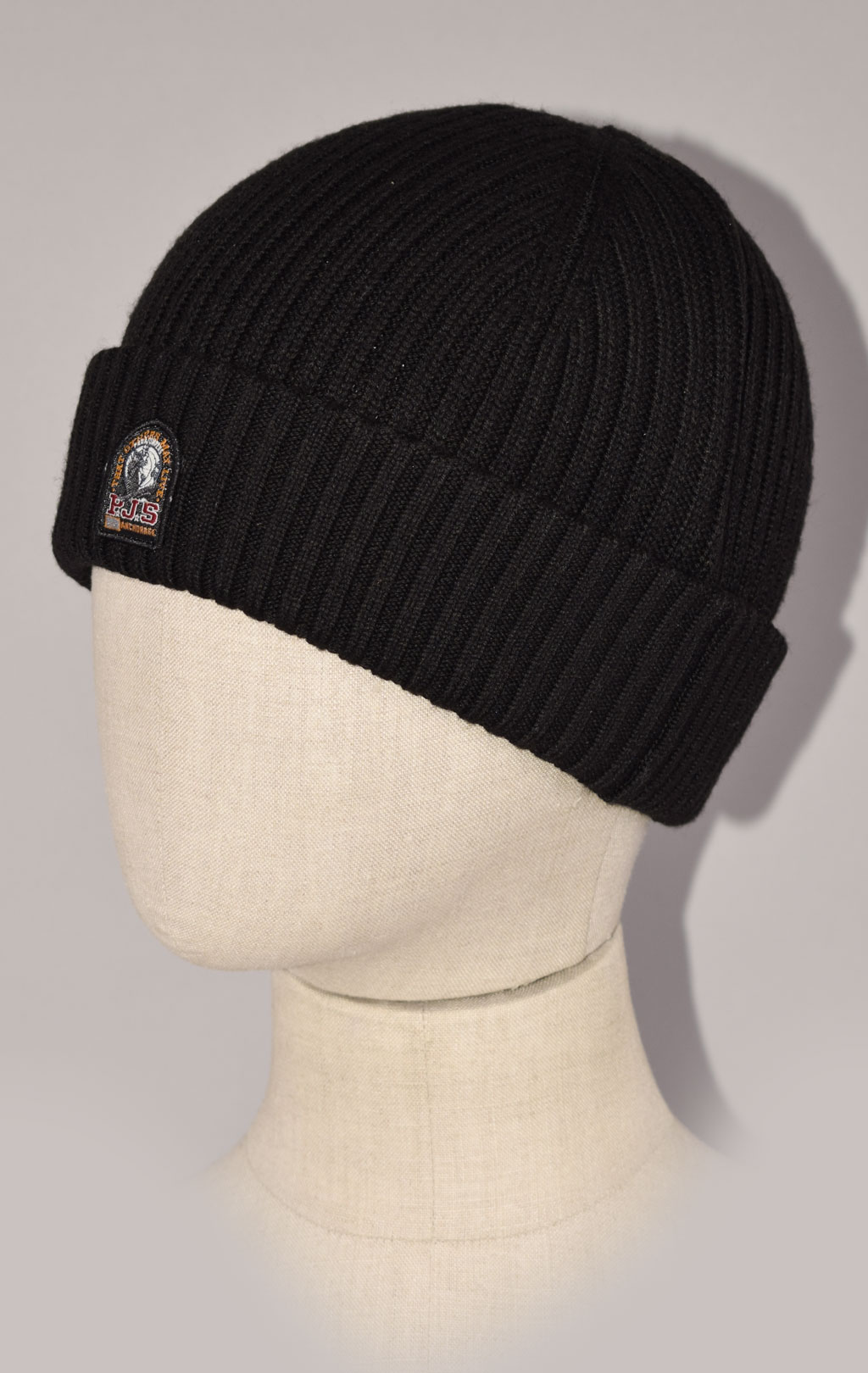 Шапка вязаная PARAJUMPERS RIB HAT FW 22/23 black 