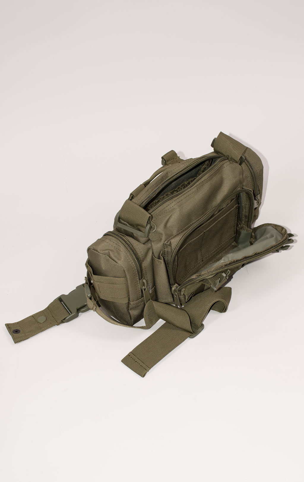 Рюкзак тактический ASSAULT 60L с поясной сумкой + 2 подсумка olive BS-016 Китай