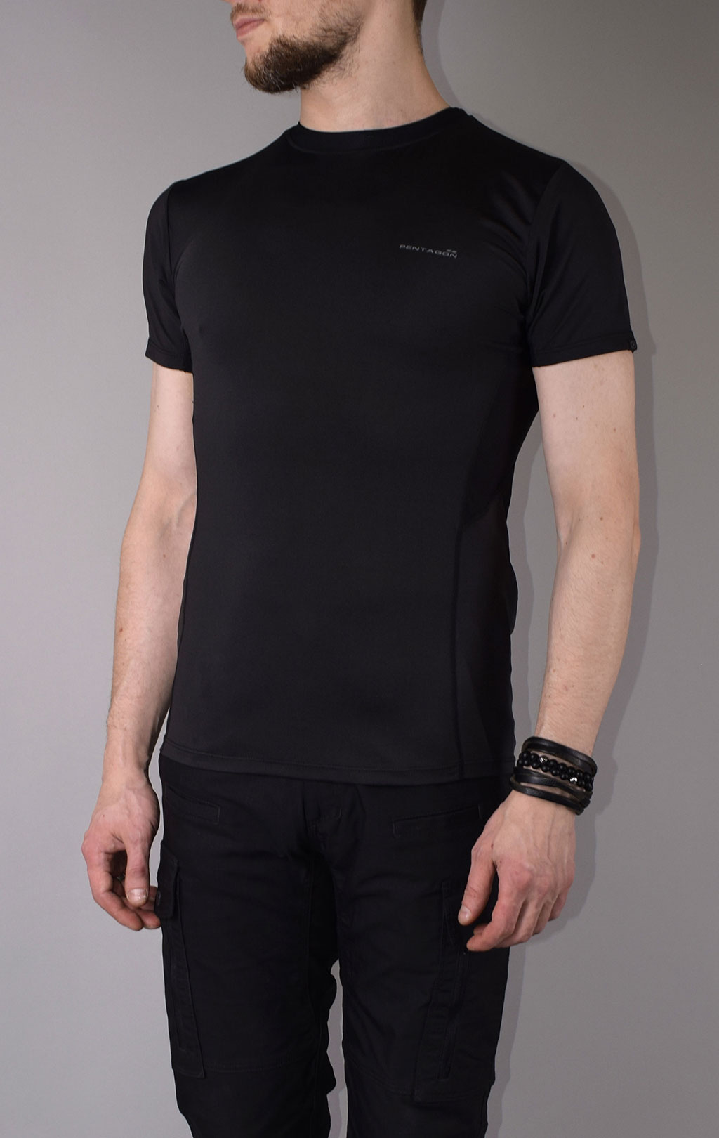 Термофутболка Pentagon APOLLO полиэстер92%/эластан8% MJC® SYSTEM black 09010 