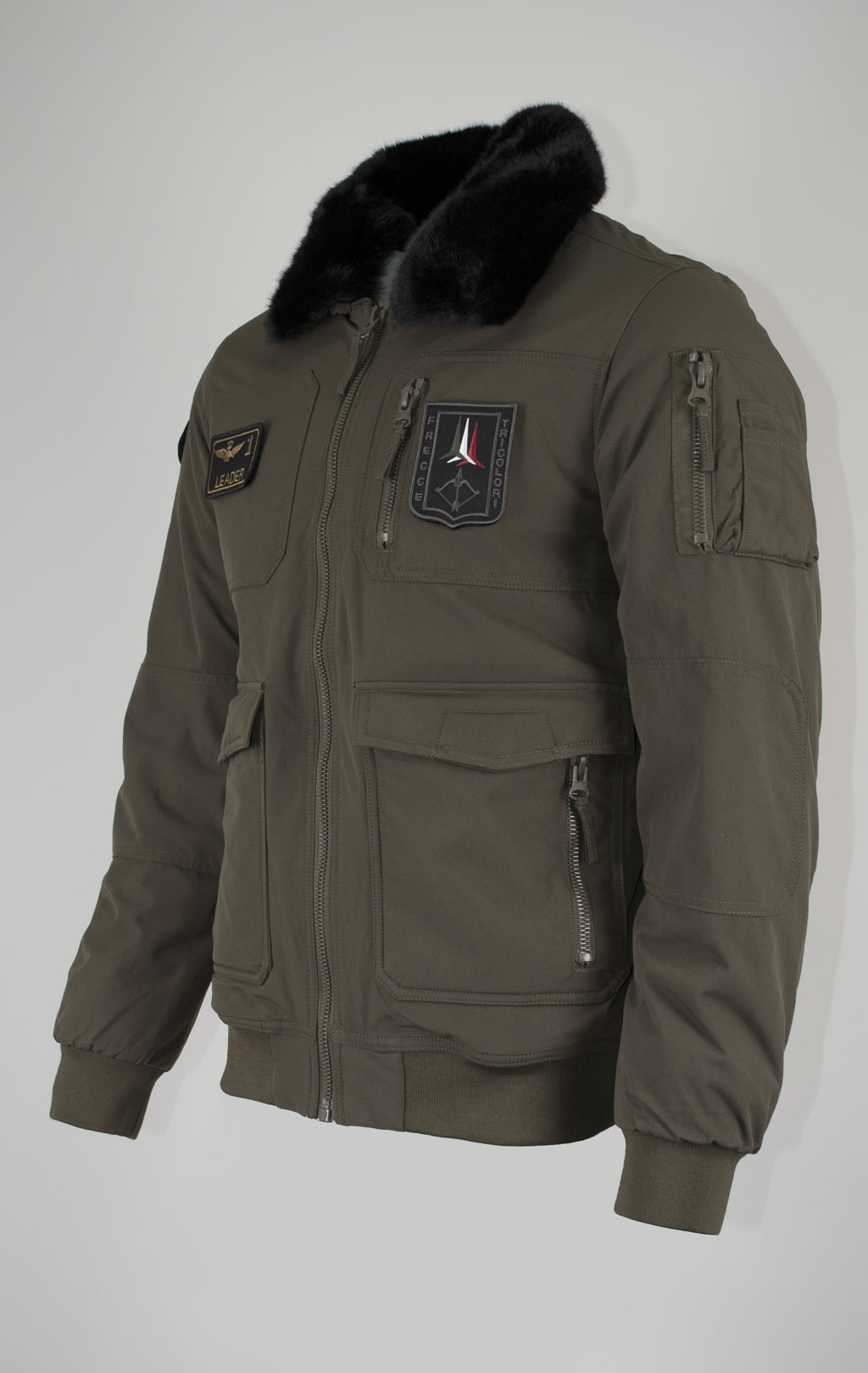 Куртка-пилот AERONAUTICA MILITARE big size FW 24/25/BD dark musk (AB 2106) 