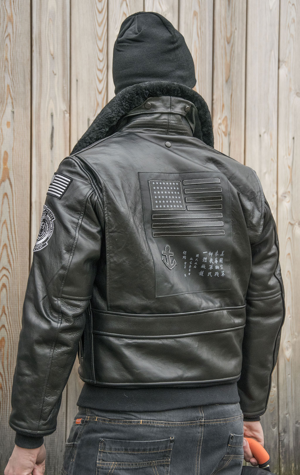 Куртка летная COCKPIT STEALTH TOP GUN G-1 кожа black (Z21W106) 