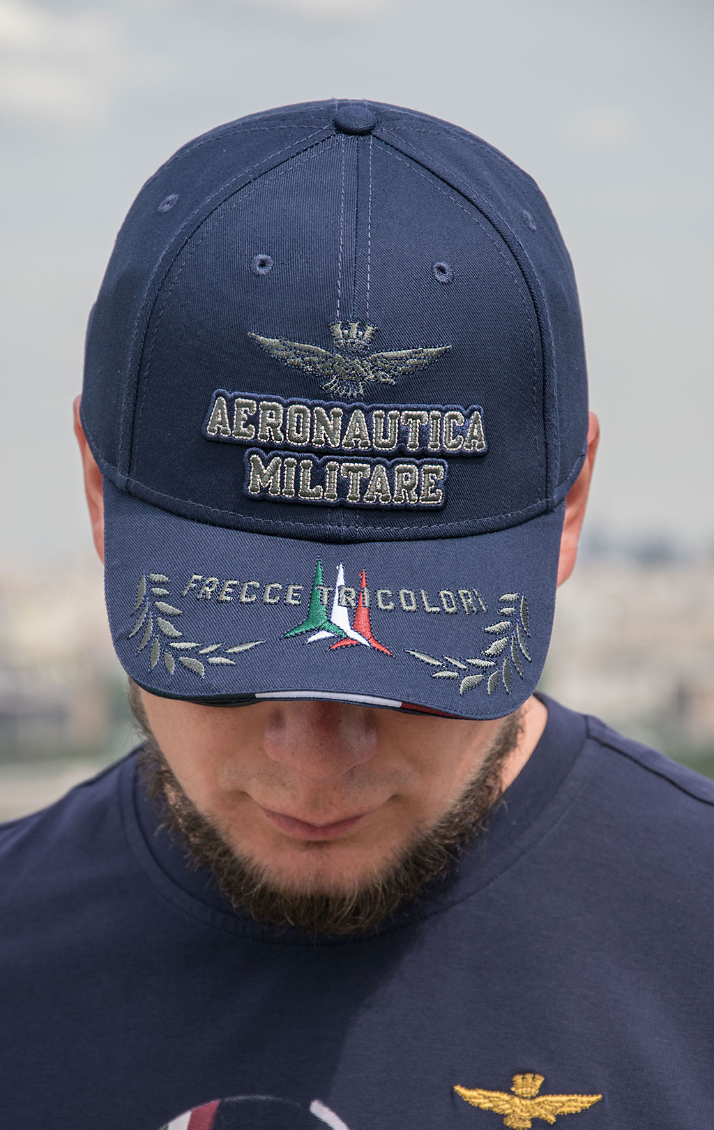 Бейсболка AERONAUTICA MILITARE FW 21/22/CN blue navy (HA 1093)