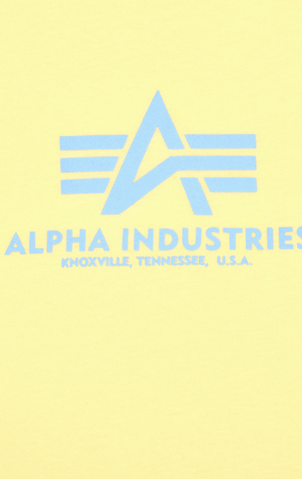 Женская футболка ALPHA INDUSTRIES NEW BASIC T pastel yellow 