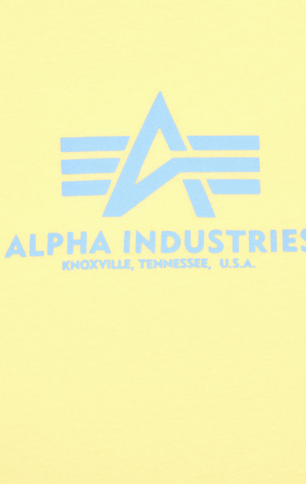 Женская футболка ALPHA INDUSTRIES NEW BASIC T pastel yellow 