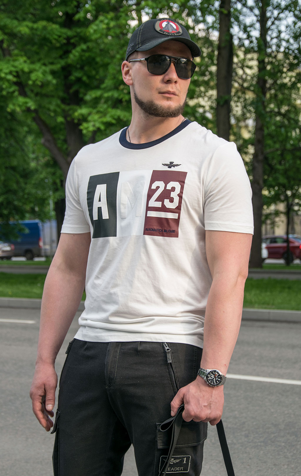 Футболка AERONAUTICA MILITARE SS 21/TR off white (TS 1866) 