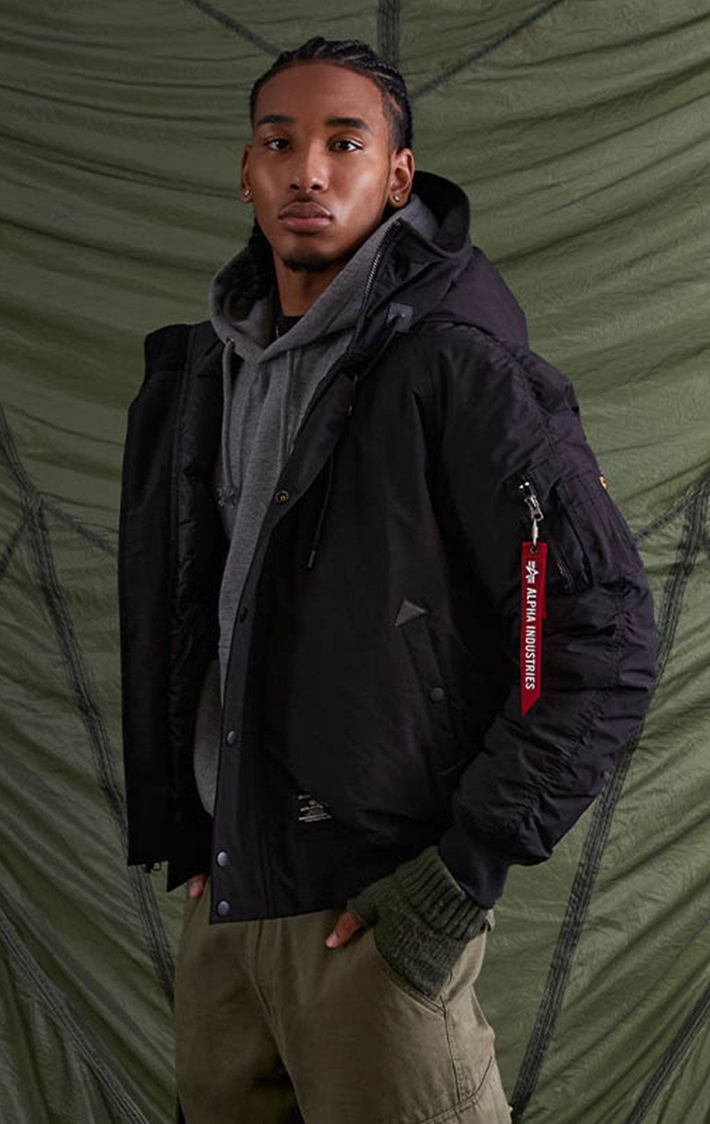 Аляска ALPHA INDUSTRIES ALTITUDE N-2B FW 23/24 m black 