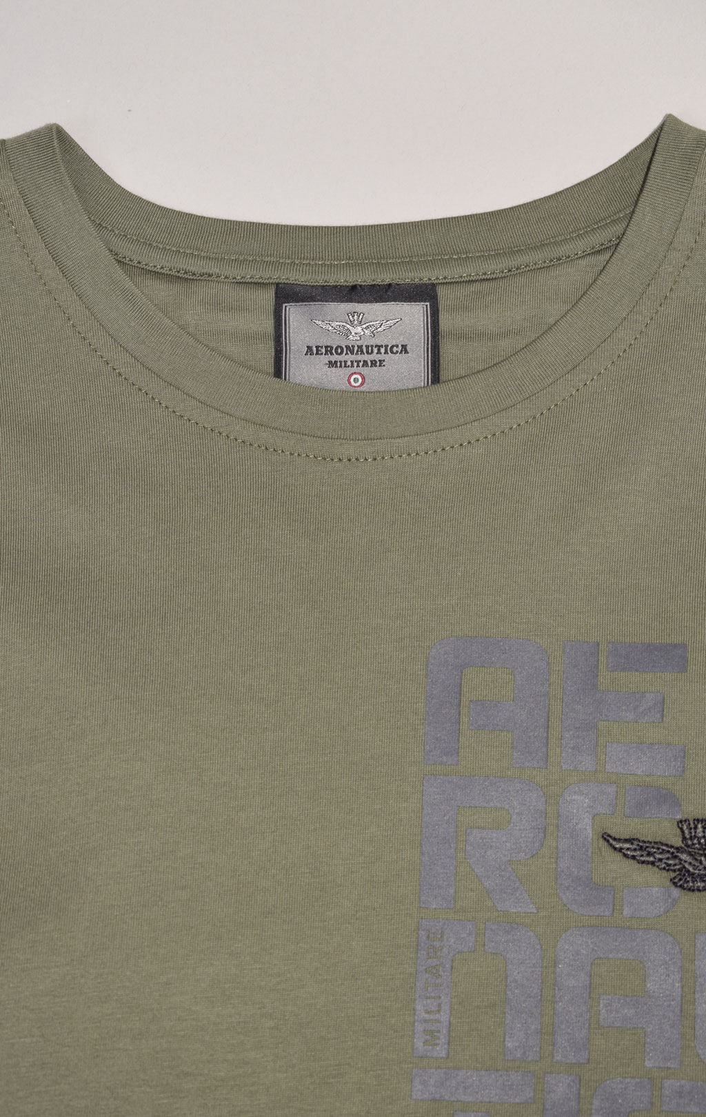 Футболка AERONAUTICA MILITARE big size SS 23/IT verde (TS 2084) 