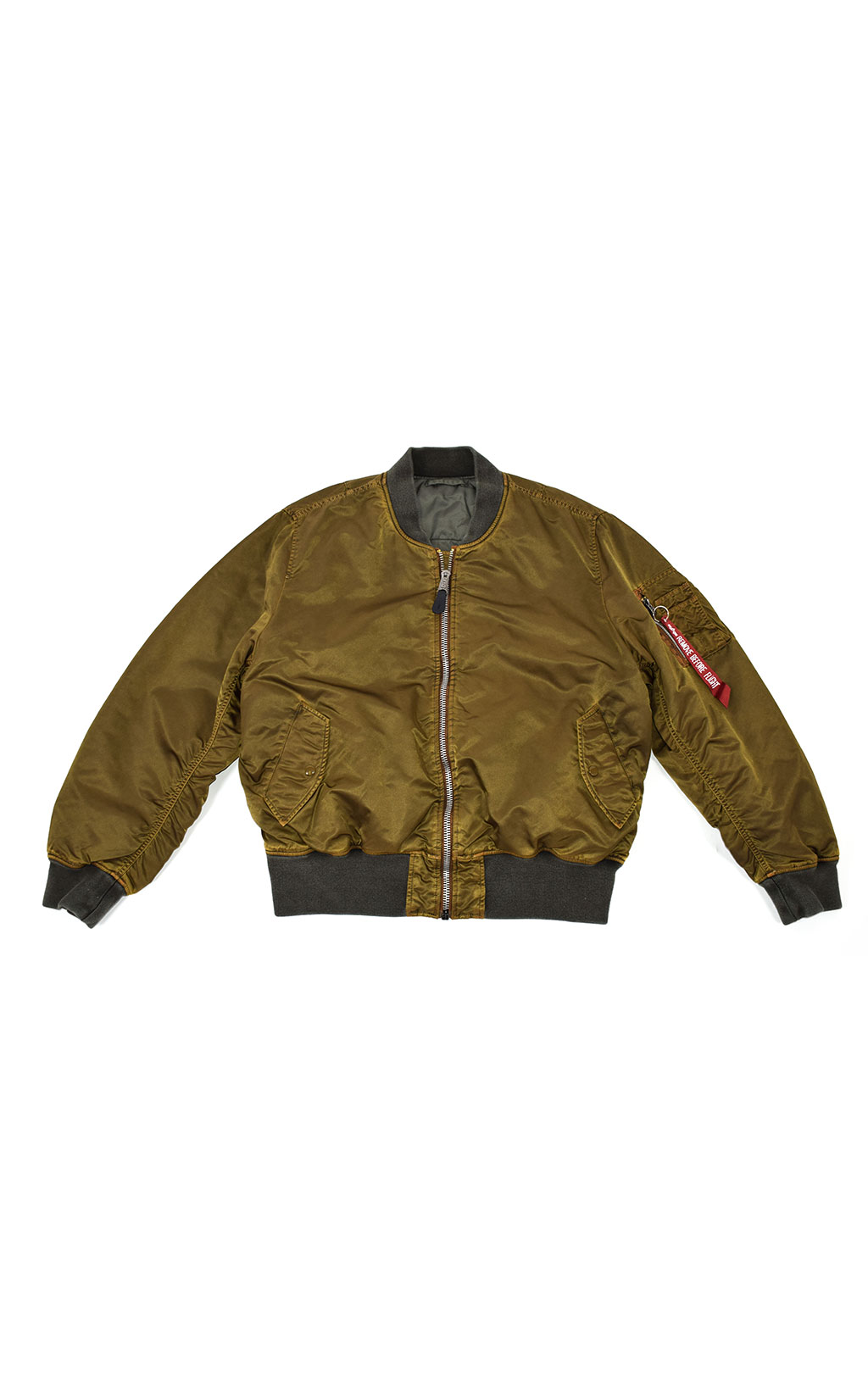 Куртка-бомбер лётная ALPHA INDUSTRIES BLOOD CHIT MA-1 FW 21 m emergency orange 