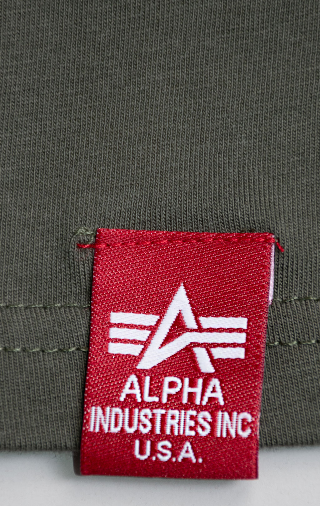 Футболка ALPHA INDUSTRIES ALPHA INDUSTRIES dark olive 
