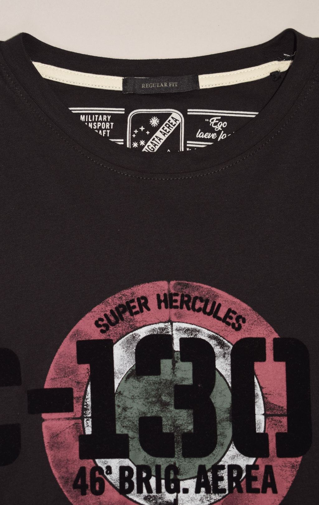 Лонгслив AERONAUTICA MILITARE FW 23/24/BD jet black (TS 2145)