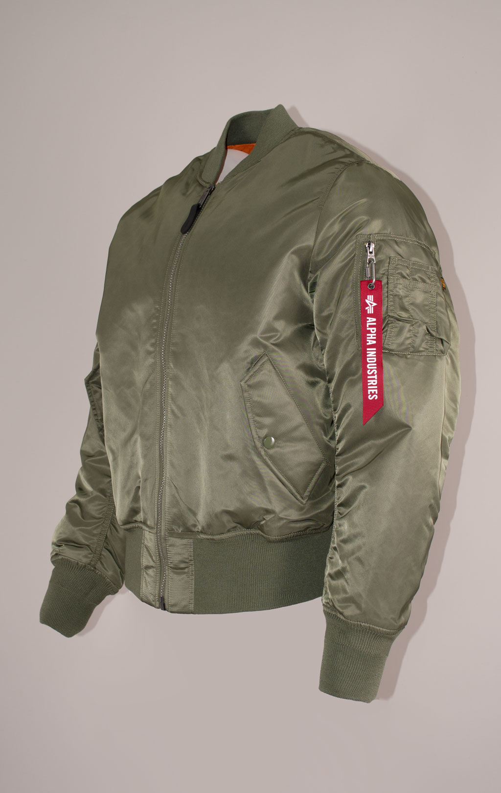 Бомбер ALPHA INDUSTRIES MA-1 HERITAGE FIT FLIGHT JACKET FW 26/27 sage 