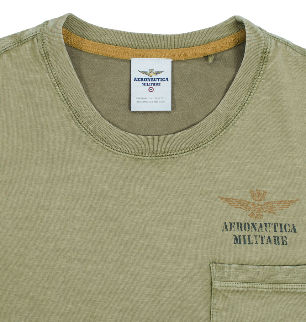Футболка AERONAUTICA MILITARE verde militare (TS 1347)