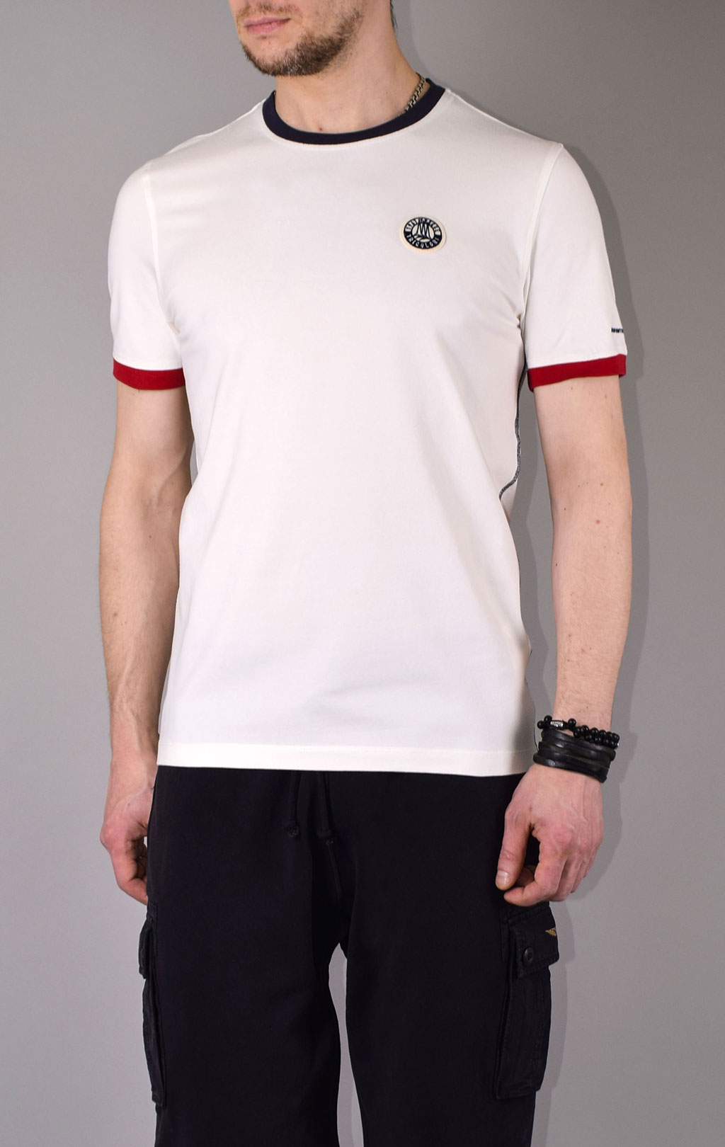 Футболка AERONAUTICA MILITARE SS 20 off white (TS 1699)