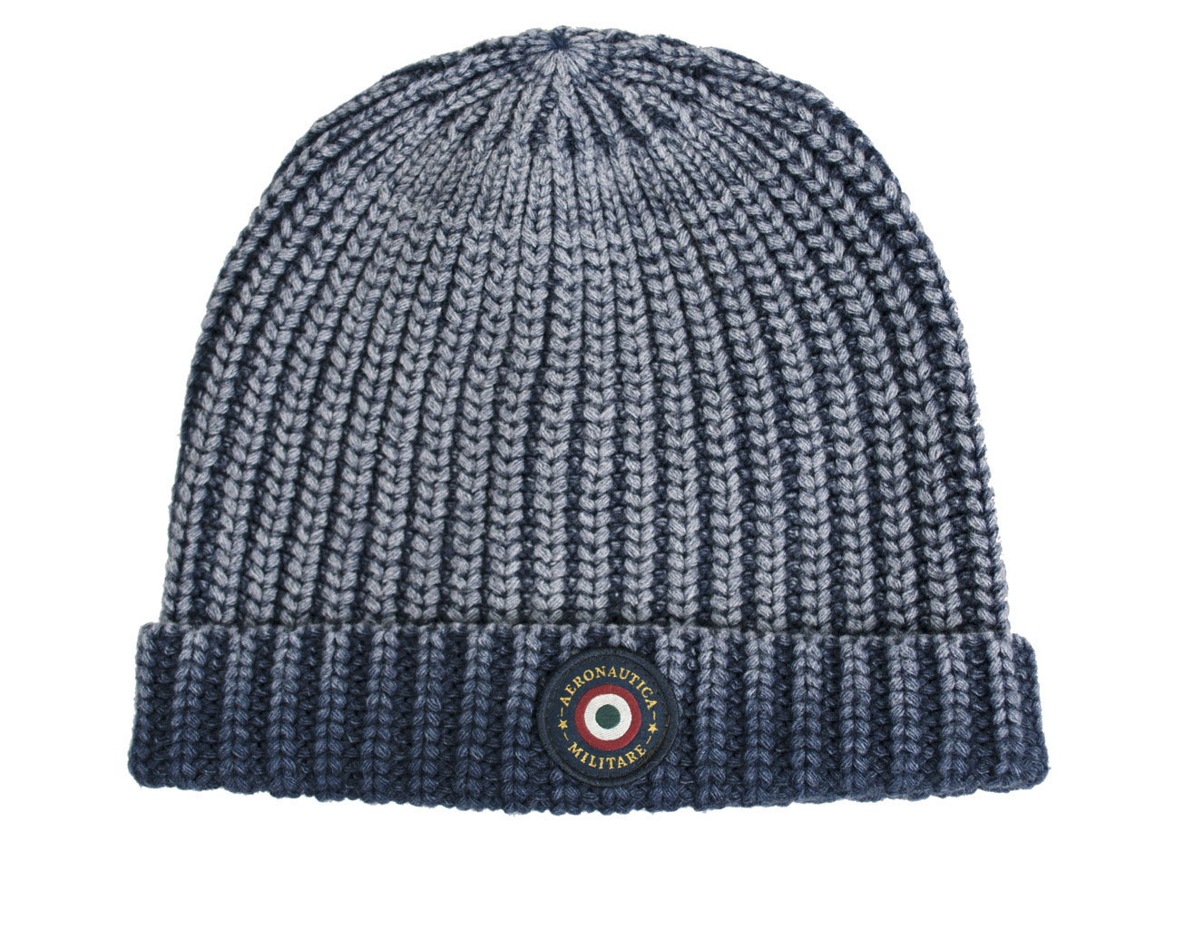 Шапка вязаная AERONAUTICA MILITARE blue navy (HA 924)
