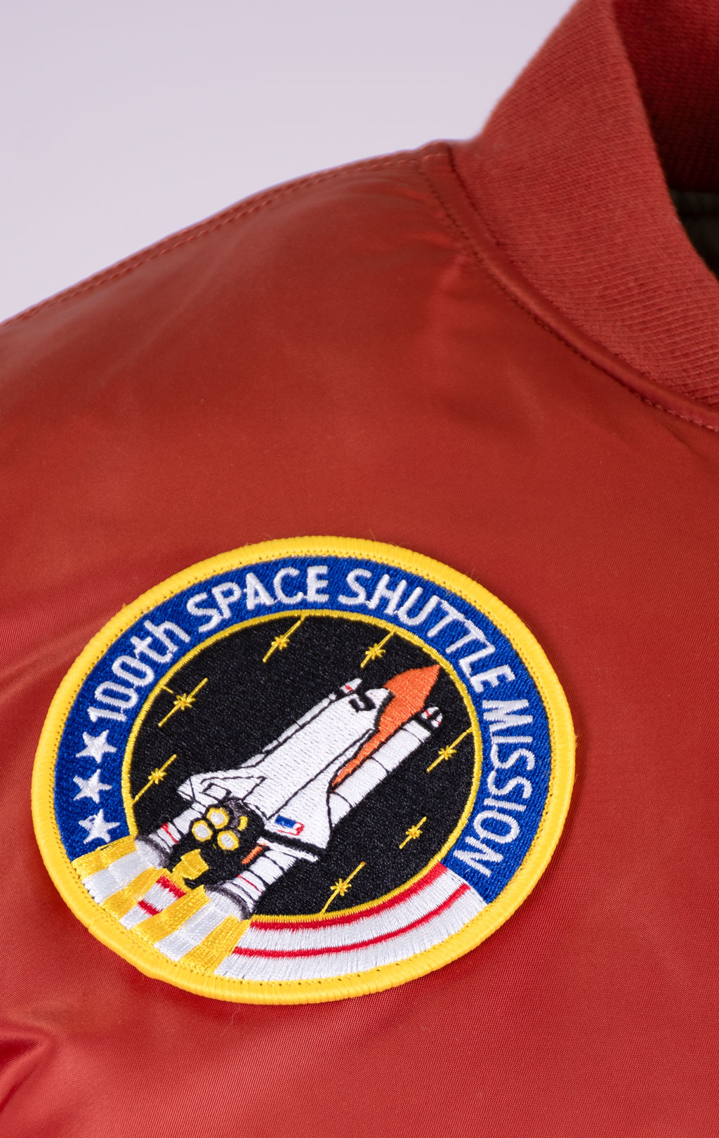 Бомбер ALPHA INDUSTRIES MA-1 NASA rust 