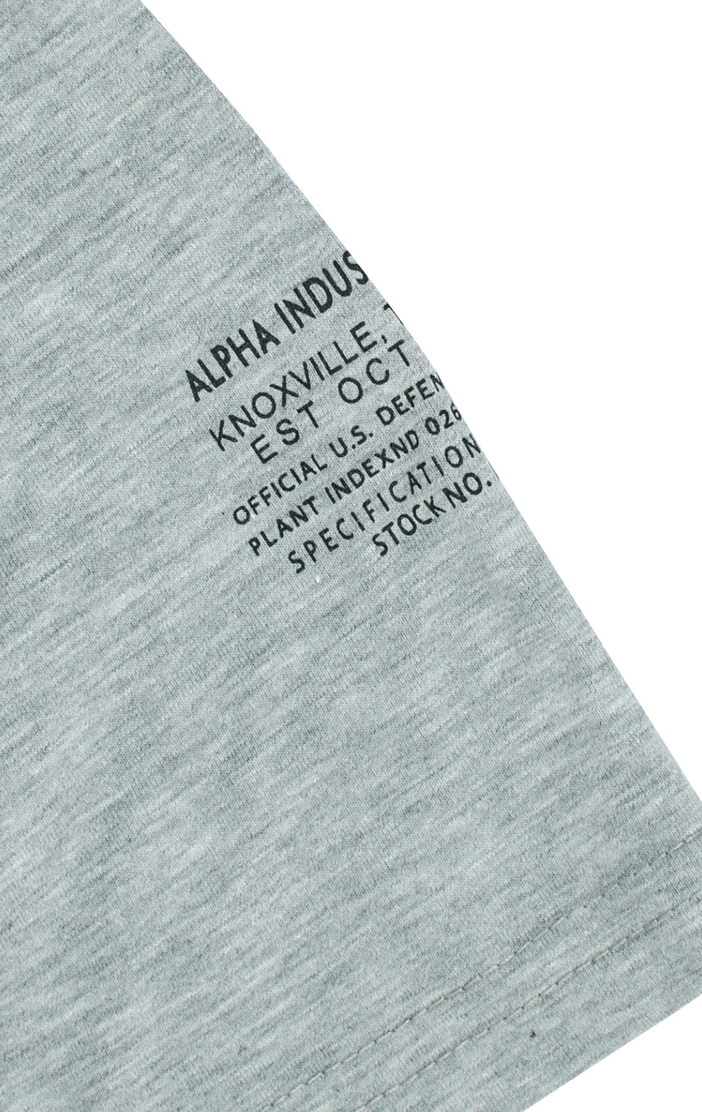 Футболка ALPHA INDUSTRIES BODYWEAR grey heather 