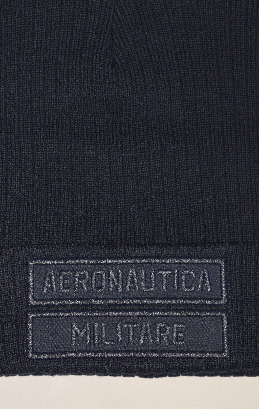 Шапка вязаная AERONAUTICA MILITARE FW 23/24/CN dark blue (CU 055) 