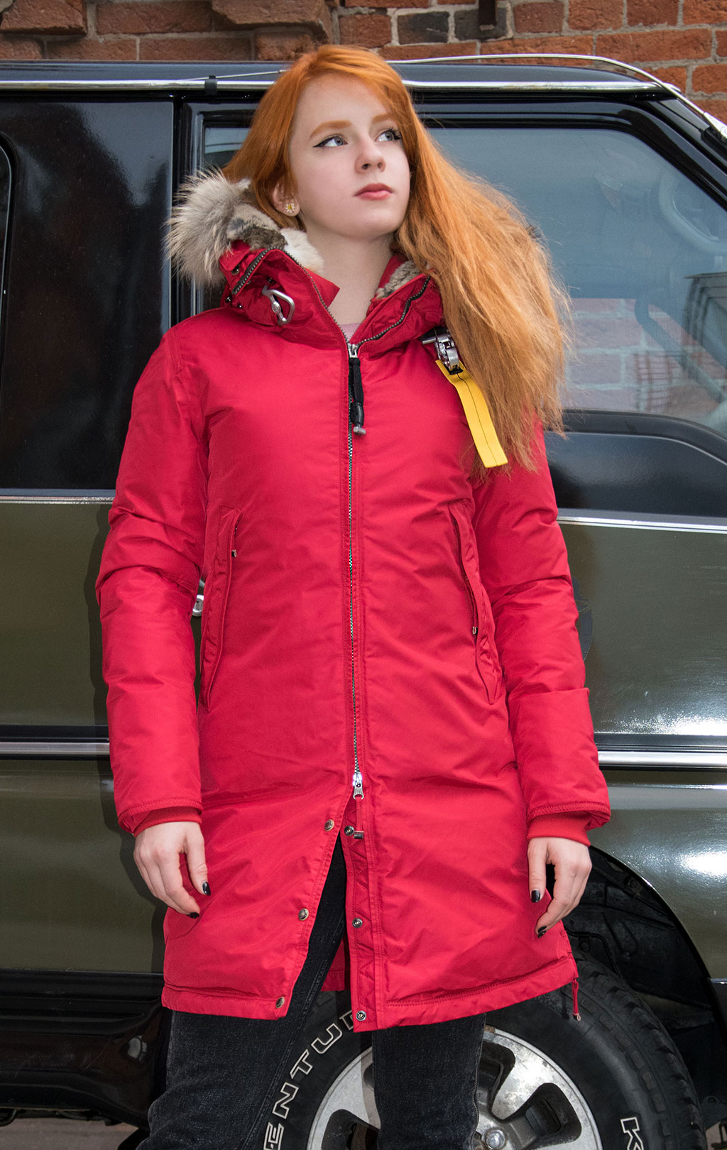 Женская куртка-пуховик PARAJUMPERS EFFIE FW 20/21 scarlet 