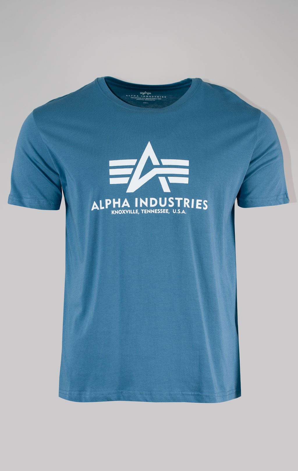 Футболка ALPHA INDUSTRIES BASIC T big size airforce blue 