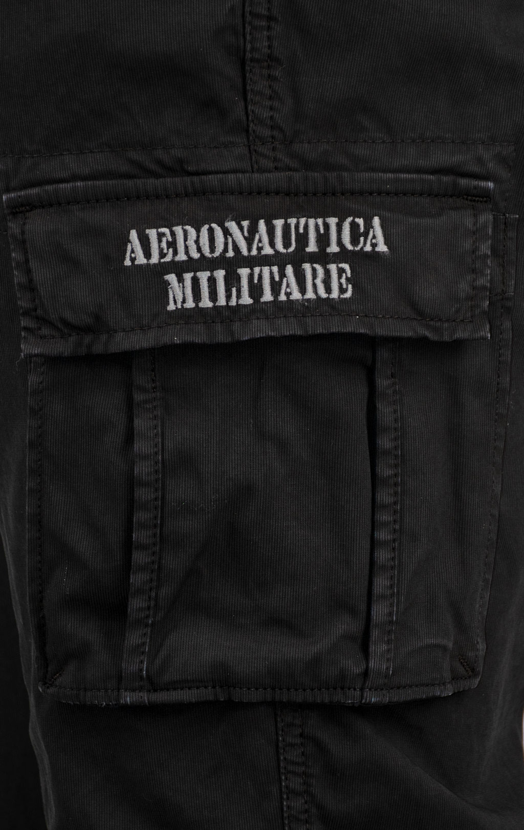 Брюки-карго AERONAUTICA MILITARE плотные FW 25/26/AL jet black (PA 1329) 