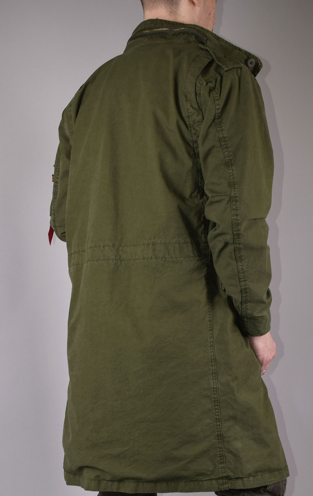 Ветровка ALPHA INDUSTRIES LW M-65 COAT dark olive 