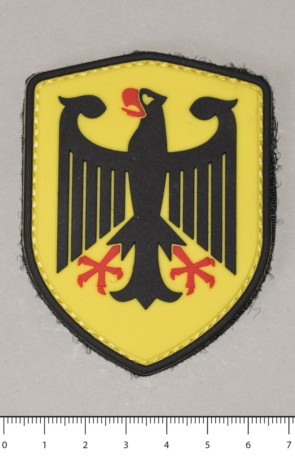 Нашивка ПВХ Fostex GERMAN EAGLE на липучке yellow 
