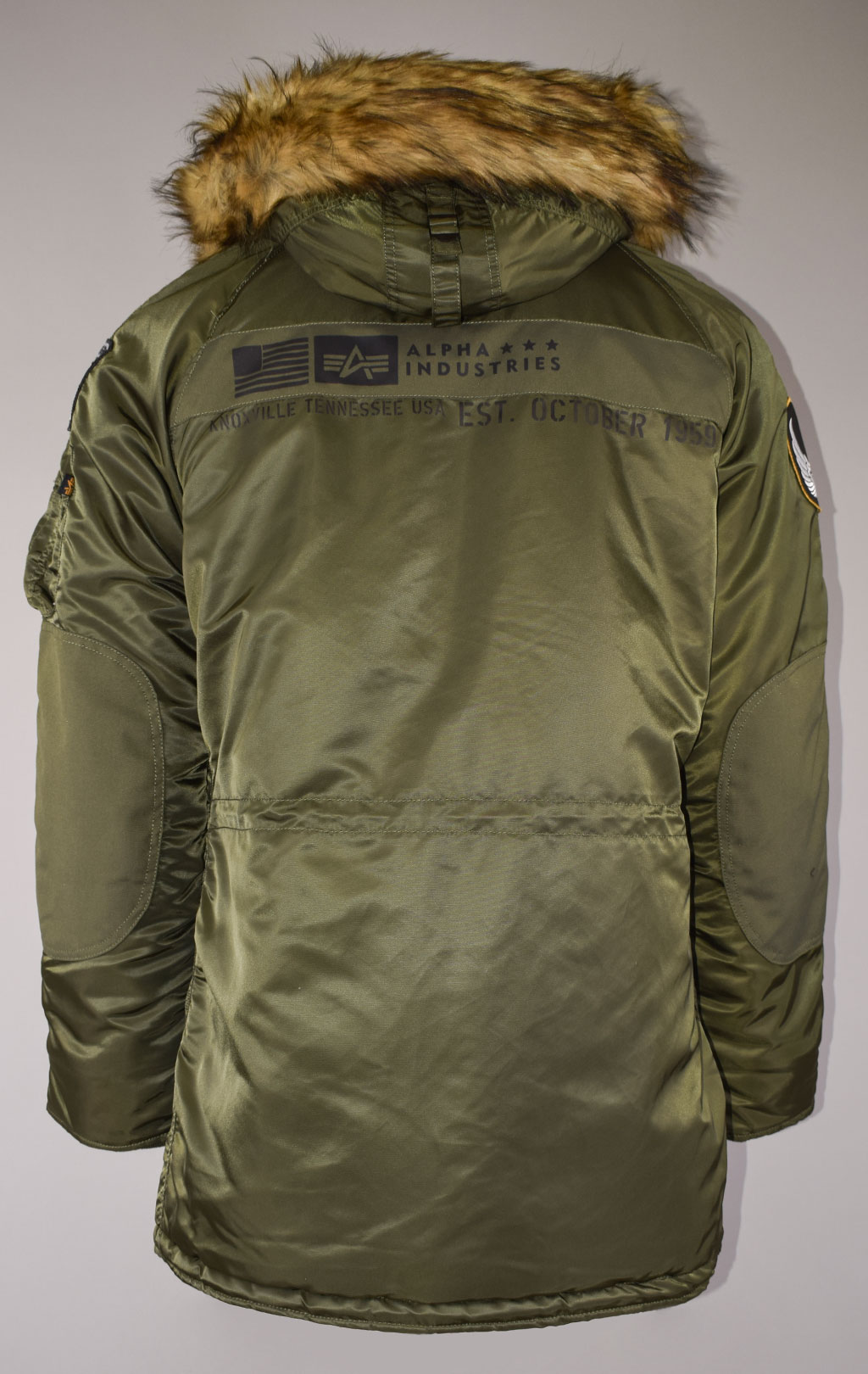 Аляска ALPHA INDUSTRIES AIRBORNE N-3B dark green 