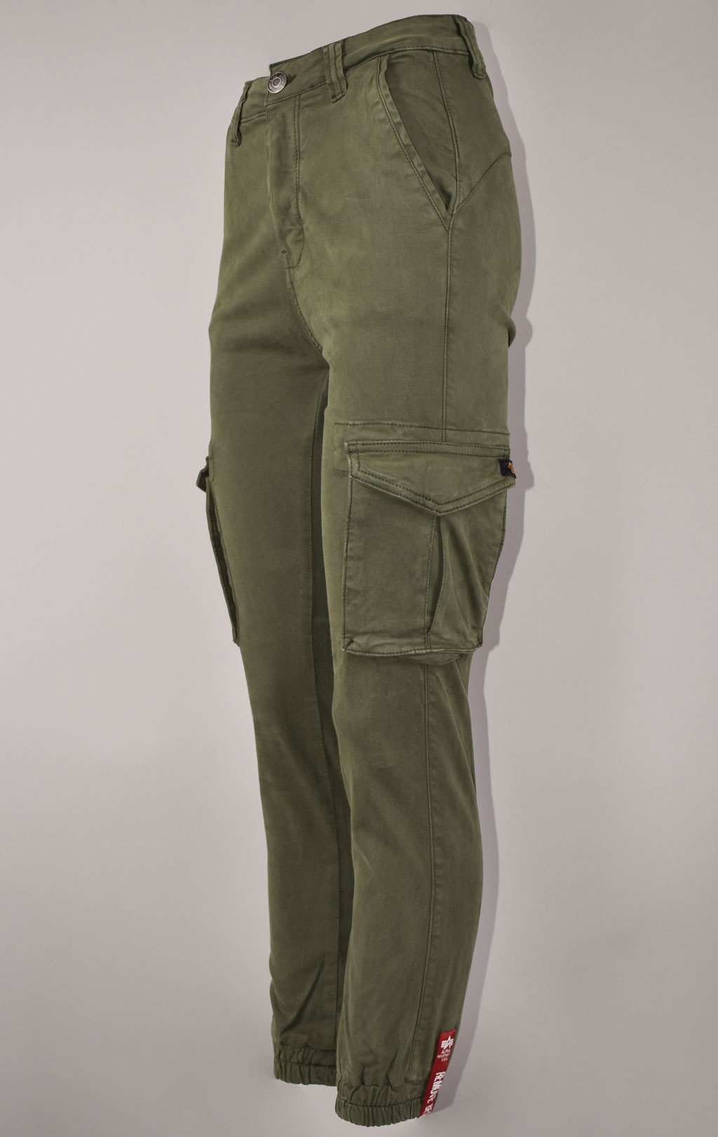 Женские брюки-карго ALPHA INDUSTRIES FIELD PANT dark olive 