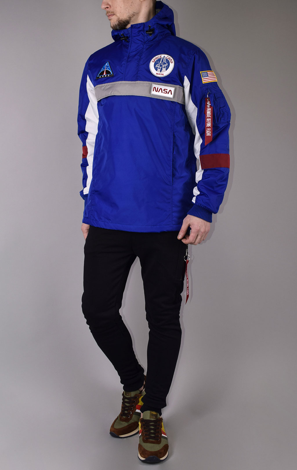 Анорак ALPHA INDUSTRIES NASA SPACE CAMP ANORAK nautical blue 