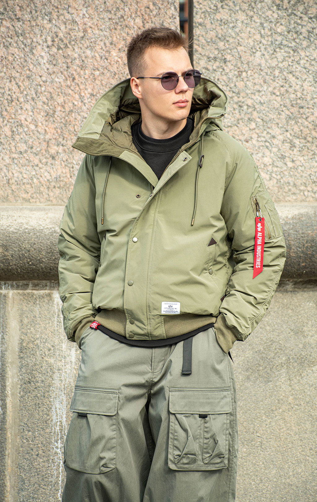 Аляска ALPHA INDUSTRIES N-2B ALTITUDE FW 24/25 OG-107 green 