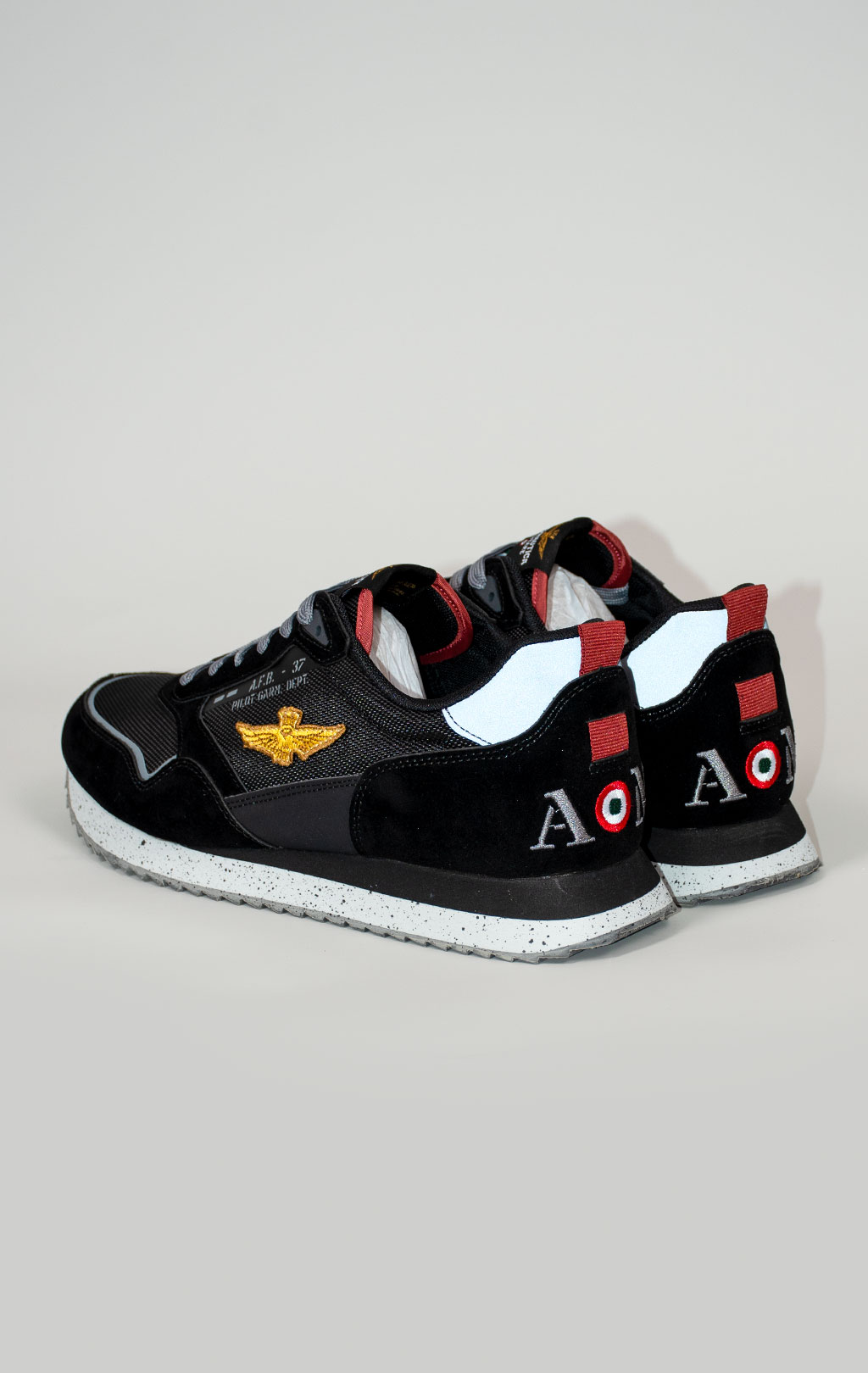 Кроссовки AERONAUTICA MILITARE (SC 0288) FW 25/26/CN jet black 