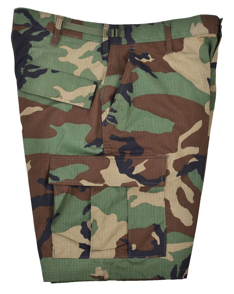 Шорты Propper BDU хлопок Rip-Stop camo woodland США