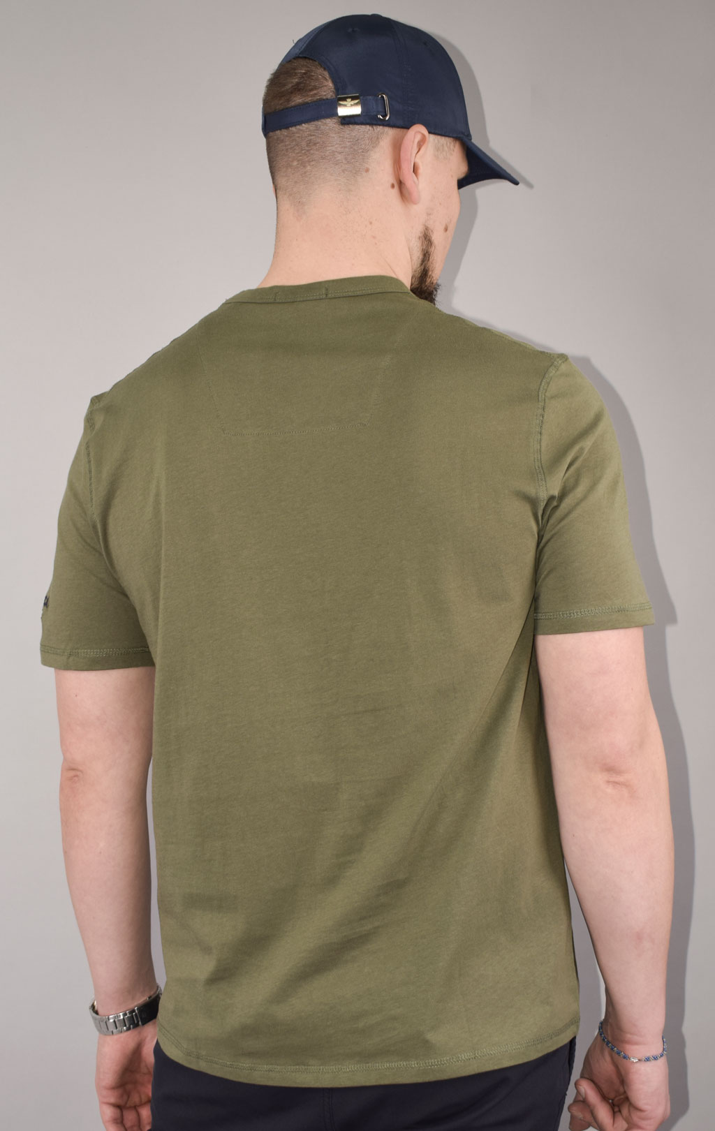 Футболка AERONAUTICA MILITARE SS 23/BD verde (TS 2092) 